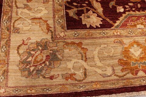 Pishavar Red Hand Knotted 811 X 119  Area Rug 301-135865 Image 5