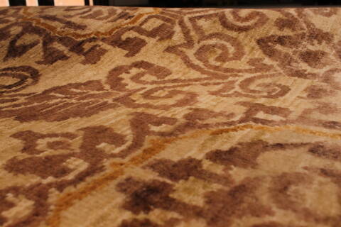Pishavar Beige Hand Knotted 81 X 114  Area Rug 301-135867 Image 5
