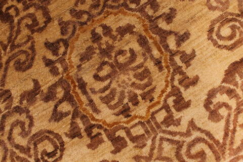 Pishavar Beige Hand Knotted 81 X 114  Area Rug 301-135867 Image 6