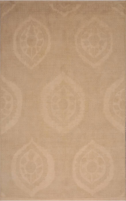 Pishavar Beige Hand Knotted 84 X 1111  Area Rug 301-135868 Image 0