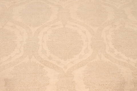 Pishavar Beige Hand Knotted 84 X 114  Area Rug 301-135874 Image 7