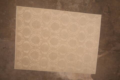 Pishavar Beige Hand Knotted 84 X 114  Area Rug 301-135874 Image 9