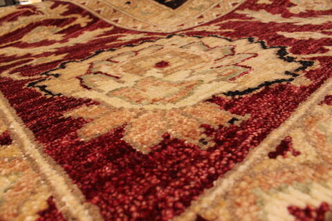 Pishavar Black Hand Knotted 93 X 121  Area Rug 301-135879 Image 6