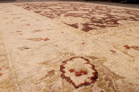 Pishavar Brown Hand Knotted 89 X 118  Area Rug 301-135881 Image 5
