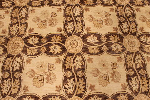 Pishavar Brown Hand Knotted 90 X 123  Area Rug 301-135882 Image 4