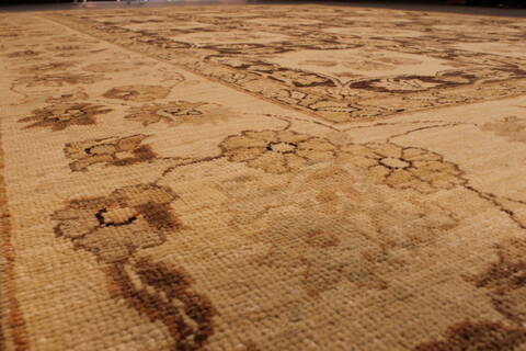 Pishavar Brown Hand Knotted 90 X 123  Area Rug 301-135882 Image 6