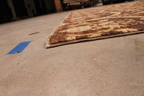 Pishavar Brown Hand Knotted 811 X 111  Area Rug 301-135883 Image 6