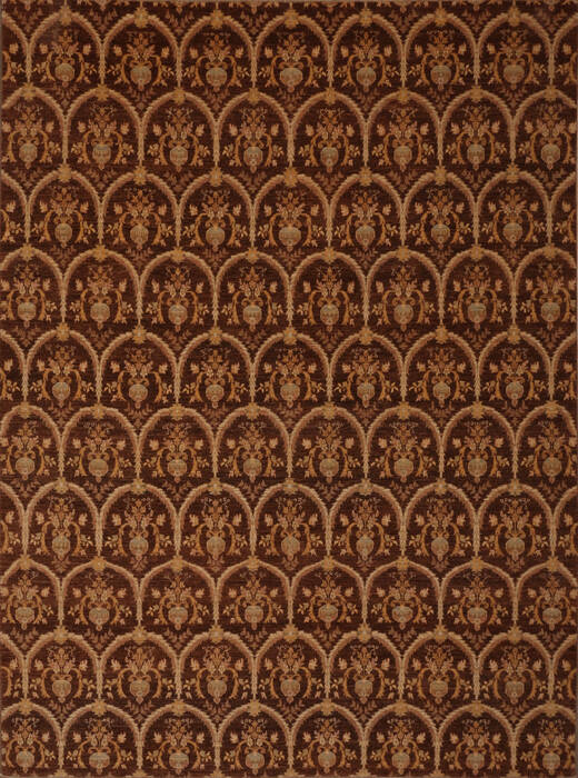 Pishavar Brown Hand Knotted 811 X 111  Area Rug 301-135883 Image 0