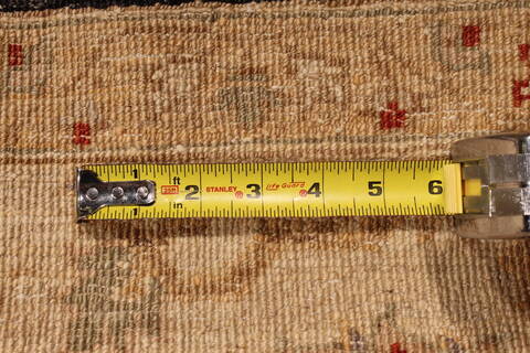 Pishavar Black Hand Knotted 93 X 118  Area Rug 301-135885 Image 8