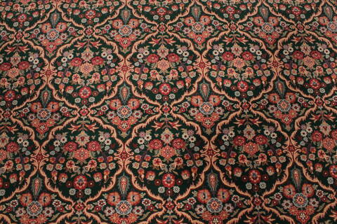 Pishavar Green Hand Knotted 92 X 123  Area Rug 301-135891 Image 6