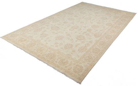 Chobi White Hand Knotted 67 X 102  Area Rug 700-135909 Image 2