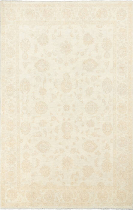 Chobi White Hand Knotted 67 X 102  Area Rug 700-135909 Image 0