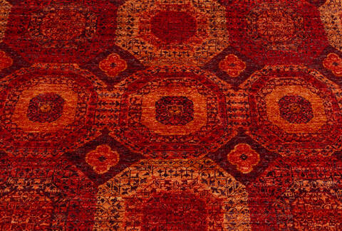 Chobi Red Hand Knotted 55 X 80  Area Rug 700-135917 Image 3