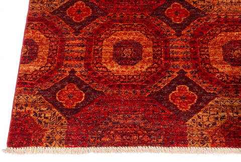 Chobi Red Hand Knotted 55 X 80  Area Rug 700-135917 Image 4