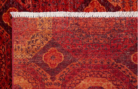 Chobi Red Hand Knotted 55 X 80  Area Rug 700-135917 Image 8