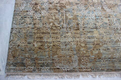 Jaipur Blue Hand Knotted 91 X 121  Area Rug 905-135924 Image 1