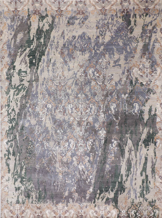 Jaipur Grey Hand Knotted 91 X 121  Area Rug 905-135927 Image 0