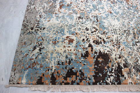 Jaipur Beige Hand Knotted 810 X 120  Area Rug 905-135936 Image 1