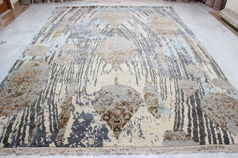 Jaipur Multicolor Hand Knotted 90 X 120  Area Rug 905-135937 Image 2