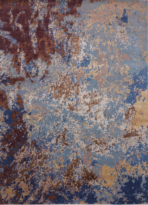 Jaipur Blue Hand Knotted 90 X 122  Area Rug 905-135940 Image 0