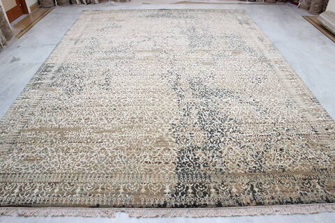 Jaipur Beige Hand Knotted 90 X 124  Area Rug 905-135942 Image 2