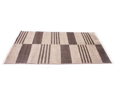 Modern Beige Hand Knotted 40 X 510  Area Rug 904-135968 Image 3