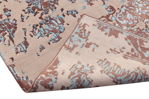 Modern Brown Hand Made 80 X 100  Area Rug 902-135992 Image 3