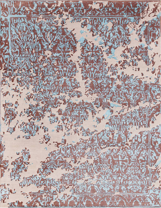 Modern Brown Hand Made 80 X 100  Area Rug 902-135992 Image 0
