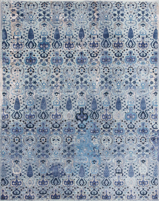 Modern Grey Hand Made 80 X 100  Area Rug 902-135993 Image 0