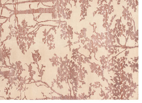 Modern Beige Hand Made 80 X 100  Area Rug 902-136004 Image 1