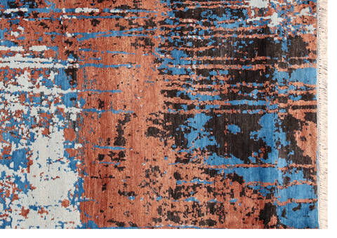 Modern Multicolor Hand Made 80 X 100  Area Rug 902-136011 Image 1