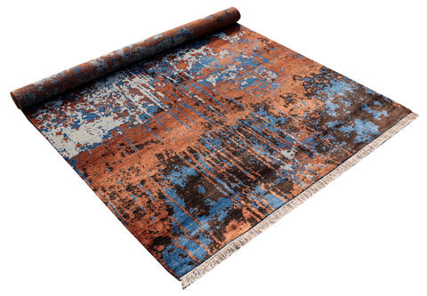 Modern Multicolor Hand Made 80 X 100  Area Rug 902-136011 Image 2