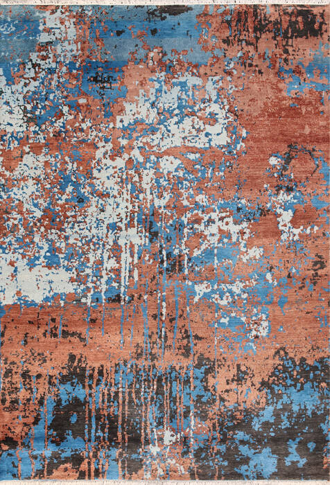 Modern Multicolor Hand Made 80 X 100  Area Rug 902-136011 Image 0
