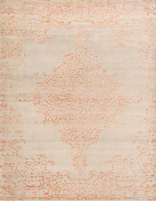Overdyed Beige Hand Made 80 X 100  Area Rug 902-136014 Image 0