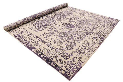 Modern Purple Hand Made 66 X 99  Area Rug 902-136028 Image 2