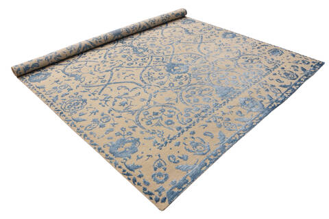 Modern Beige Hand Made 80 X 100  Area Rug 902-136036 Image 2