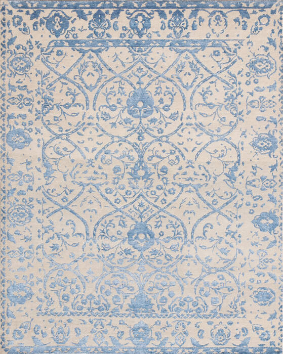 Modern Beige Hand Made 80 X 100  Area Rug 902-136036 Image 0