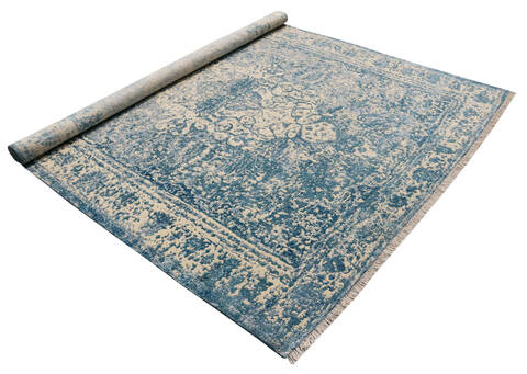Tibetan Blue Hand Made 80 X 100  Area Rug 902-136038 Image 2