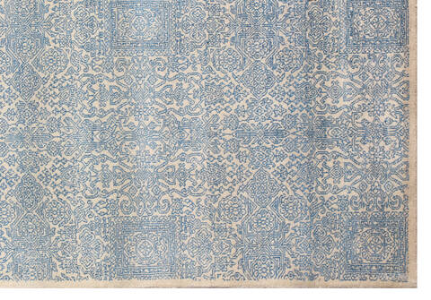Modern Blue Hand Made 56 X 80  Area Rug 902-136055 Image 1