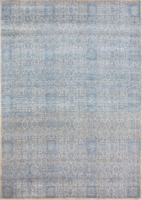 Modern Blue Hand Made 56 X 80  Area Rug 902-136055 Image 0