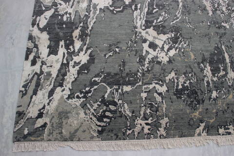 Jaipur Grey Hand Knotted 80 X 100  Area Rug 905-136061 Image 1
