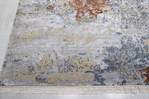 Jaipur Grey Hand Knotted 711 X 102  Area Rug 905-136073 Image 1