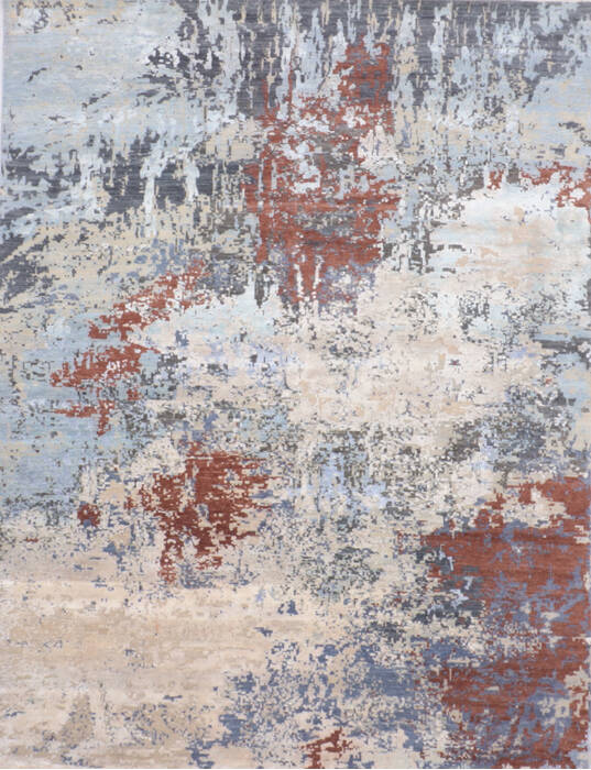 Jaipur Grey Hand Knotted 711 X 102  Area Rug 905-136073 Image 0