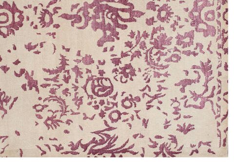 Modern Red Hand Made 66 X 99  Area Rug 902-136080 Image 1