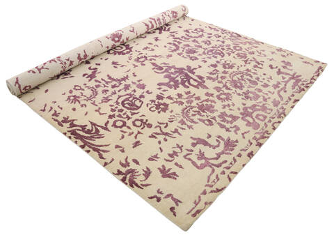Modern Red Hand Made 66 X 99  Area Rug 902-136080 Image 2