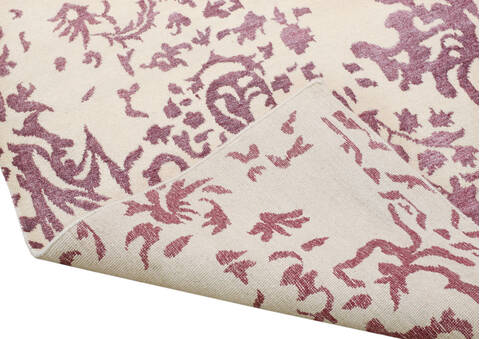 Modern Red Hand Made 66 X 99  Area Rug 902-136080 Image 3