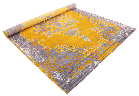Modern Purple Hand Made 66 X 99  Area Rug 902-136082 Image 2