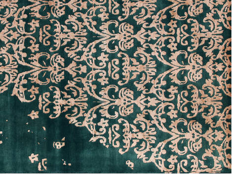 Modern Beige Hand Made 66 X 99  Area Rug 902-136085 Image 1