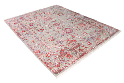 Modern Grey Hand Knotted 81 X 102  Area Rug 904-136270 Image 1