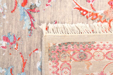 Modern Grey Hand Knotted 81 X 102  Area Rug 904-136270 Image 3